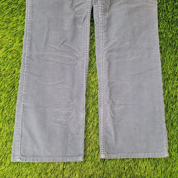 Vintage 70s Wrangler Bootcut Corduroy Pants 27x31 Faded Blue - Picture 11 of 16